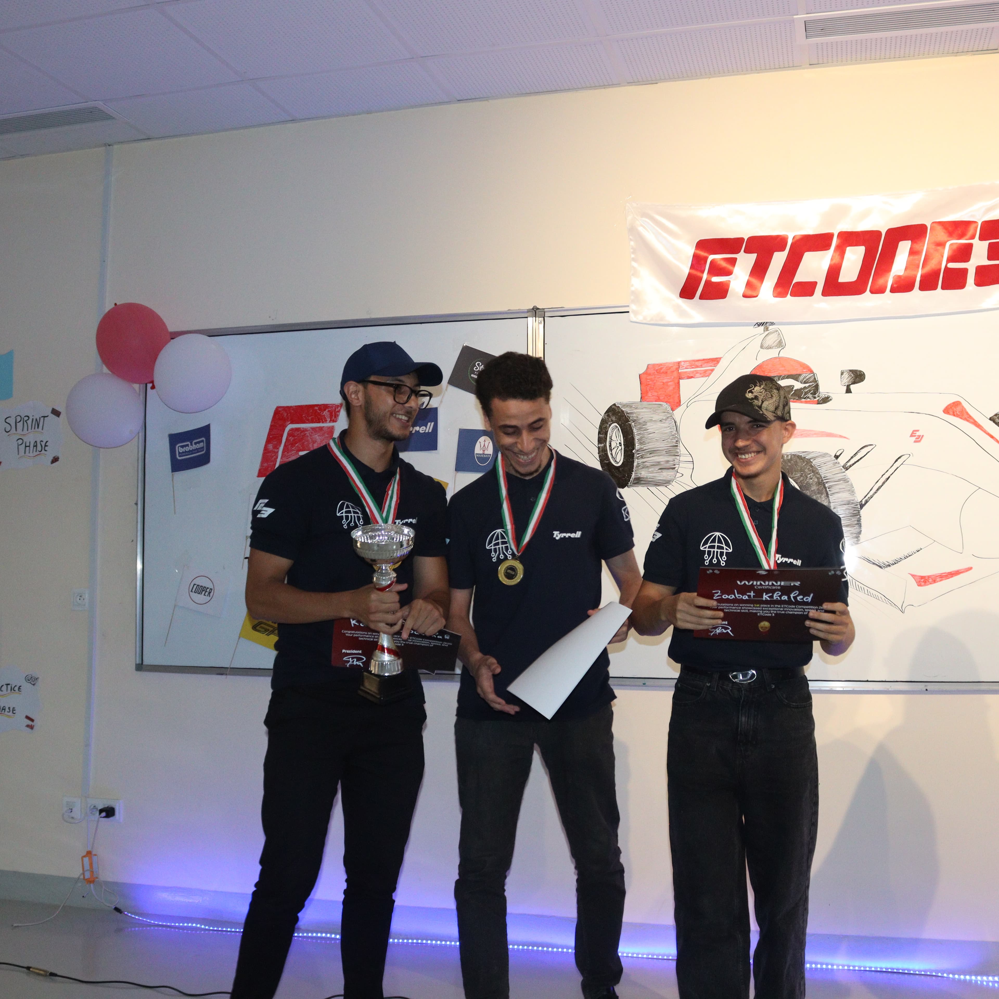 The winning moment